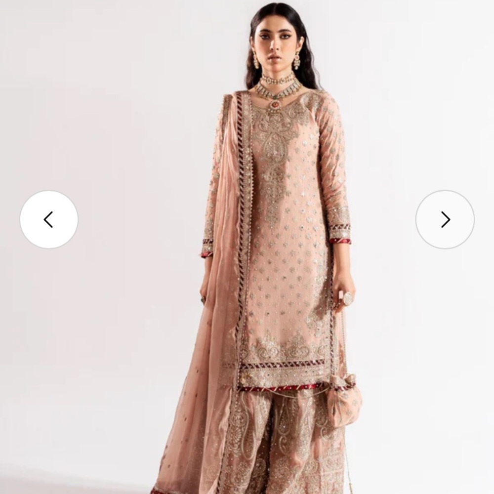 SOLD Embellished Pink Traditional Dress Pakistani Indian